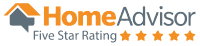 home advisor five star rating logo